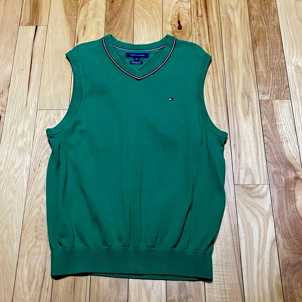 Tommy Hilfiger Green Sweater Vest